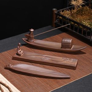 Wooden Zen Incense Holder