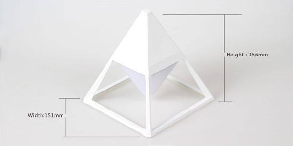 Pyramid Modern Touch Bedroom Lamp Decor