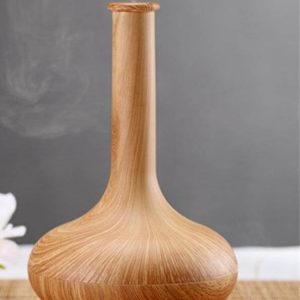 Light Wood 160Ml Ultrasonic Mist Maker Air Humidifier