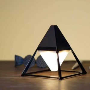 Pyramid Modern Touch Bedroom Lamp Decor