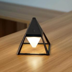 Pyramid Modern Touch Bedroom Lamp Decor