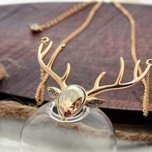 Christmas Elk Necklace