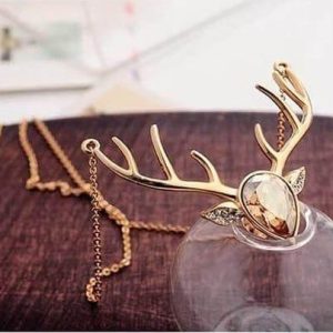 Christmas Elk Necklace