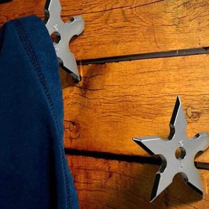 Stainless Steel Ninja Darts Wall Hanger