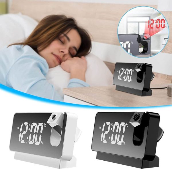 Ceilingprojector - Alarm Clock With Large Projector