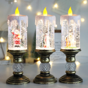 Crystal Echo Christmas Water Candle