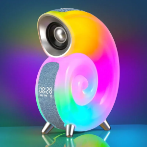 Colorful Sea Shell Led Bluetooth Smart Speaker