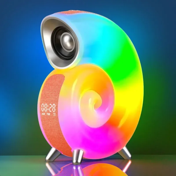 Colorful Sea Shell Led Bluetooth Smart Speaker