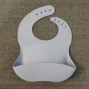 Soft Waterproof Silicone Baby Bib With Food Catcher, Baby Silicone Bib