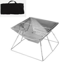 Stainless Steel Folding Portable Barbecue Grill