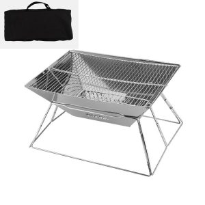 Stainless Steel Folding Portable Barbecue Grill