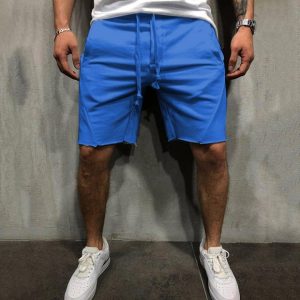 Summer Mens Gym Sports Sport Grey Shorts For Men