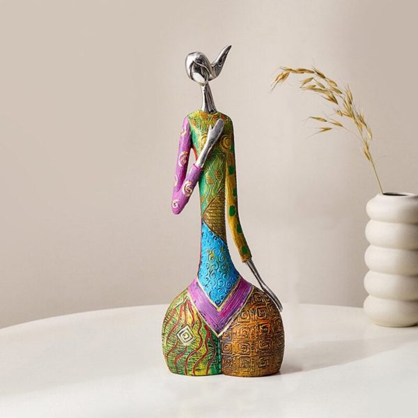 Colorful Abstract Figurine